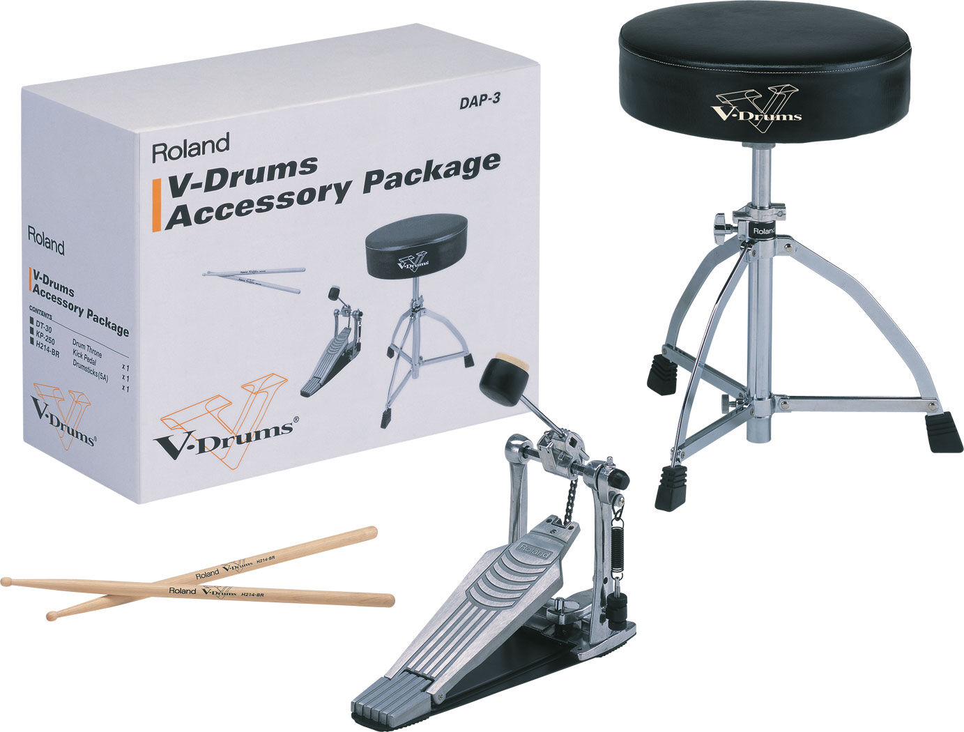 Roland DAP-3X Pack 3-pcs Hardware para Bateria