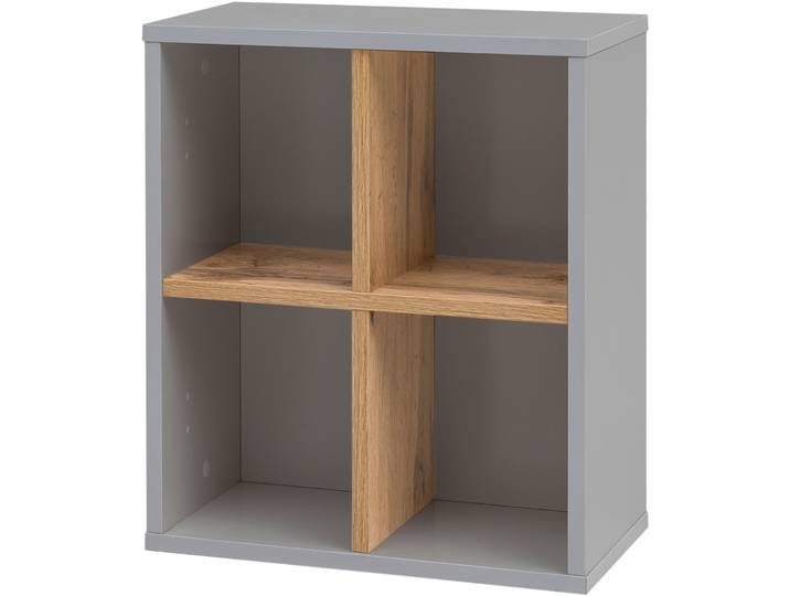 Wandregal Luise platin Holzwerkstoff B 41 T 21 cm