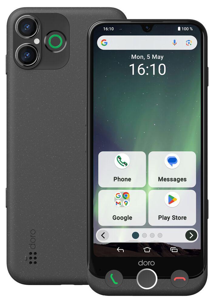 Doro Aurora A30 Smartphone 6GB/128GB Dual-SIM Doro Easy Interface graphit