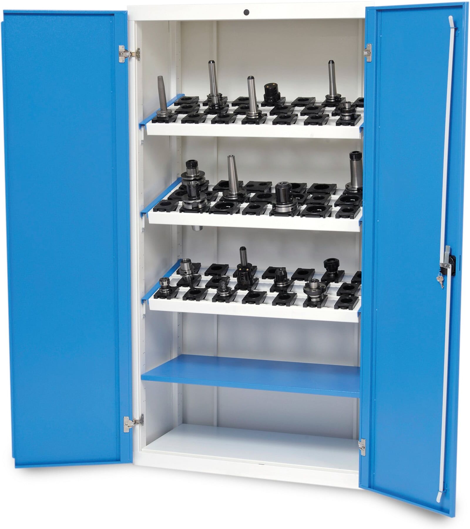 Bedrunka+Hirth CNC-Flügeltürenschrank T500 R36-16 mit 3 Werkzeugaufnahmen (02.2118.04/3A)