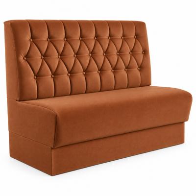 RIVOR Möbel Dinerbank Elegance 200 cm Samt Avelina Orange 9244