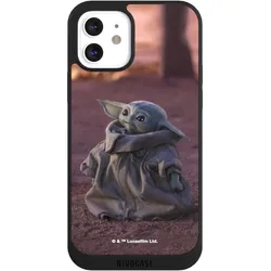 Nivocase Handyhülle für Apple iPhone 12 Hülle NIVOpure Case Schwarz Star Wars Baby Yoda The Child (Apple iPhone 12), Smartphone Hülle, Schwarz