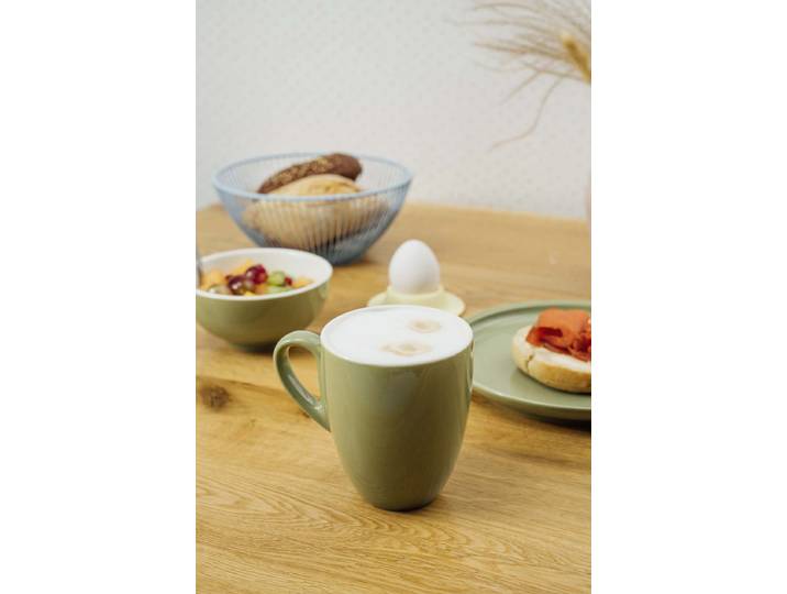 home24 Koffiemok Snug set van 6 Ø 9cm groen/groen