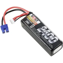 Reely Modellbau-Akkupack (LiPo) 11.1 V 2400 mAh Zellen-Zahl: 3 20 C Softcase EC3 (2400 mAh, 11.10 V)
