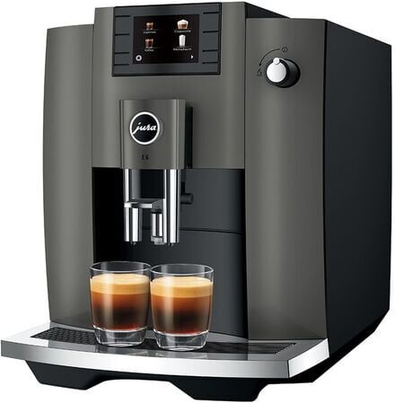 Jura - Kaffeevollautomat E6 Dark Inox Ec - - MaxiCoffee