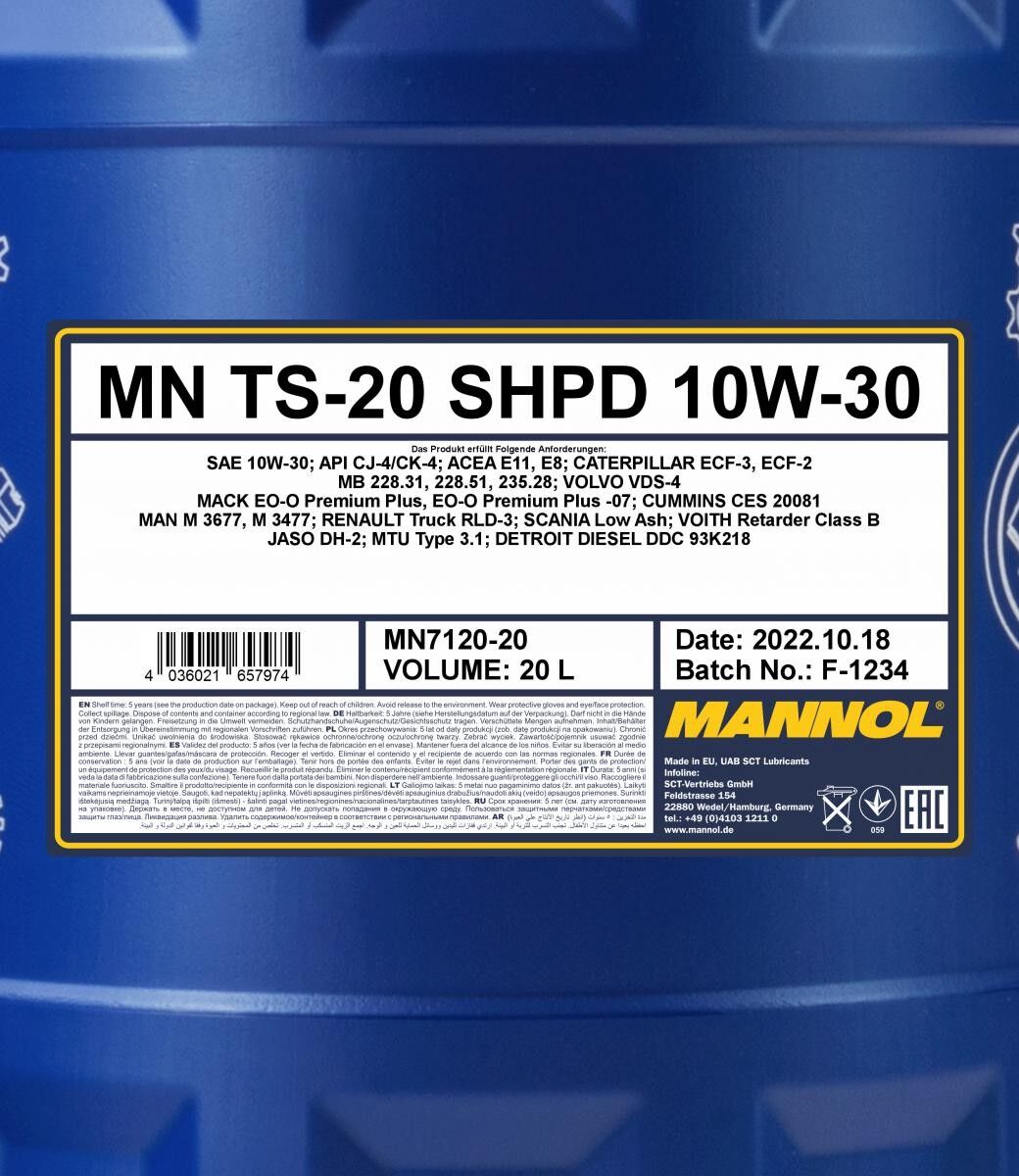 MANNOL MN7120-20 Motoröl