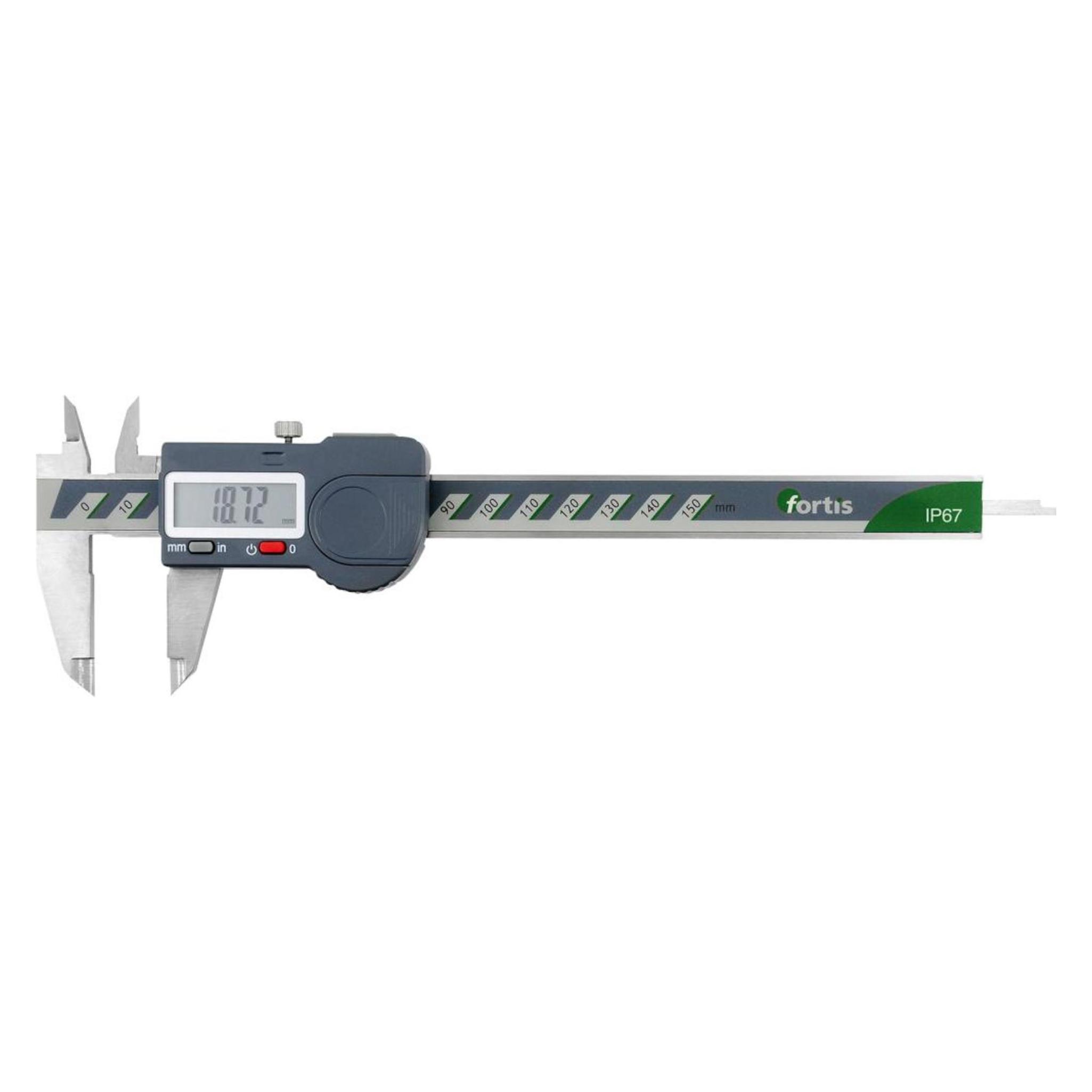 Fortis Digital Messschieber IP67 Messbereich 150mm 0,01 mm (15 cm) (4317784737692)