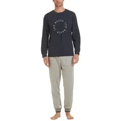Ted Baker Pyjama with Cuff Dunkelblau Baumwolle Large Herren
