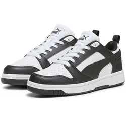 PUMA Rebound V6 Lo Sneaker Kinder 01 - PUMA white/PUMA black 35.5