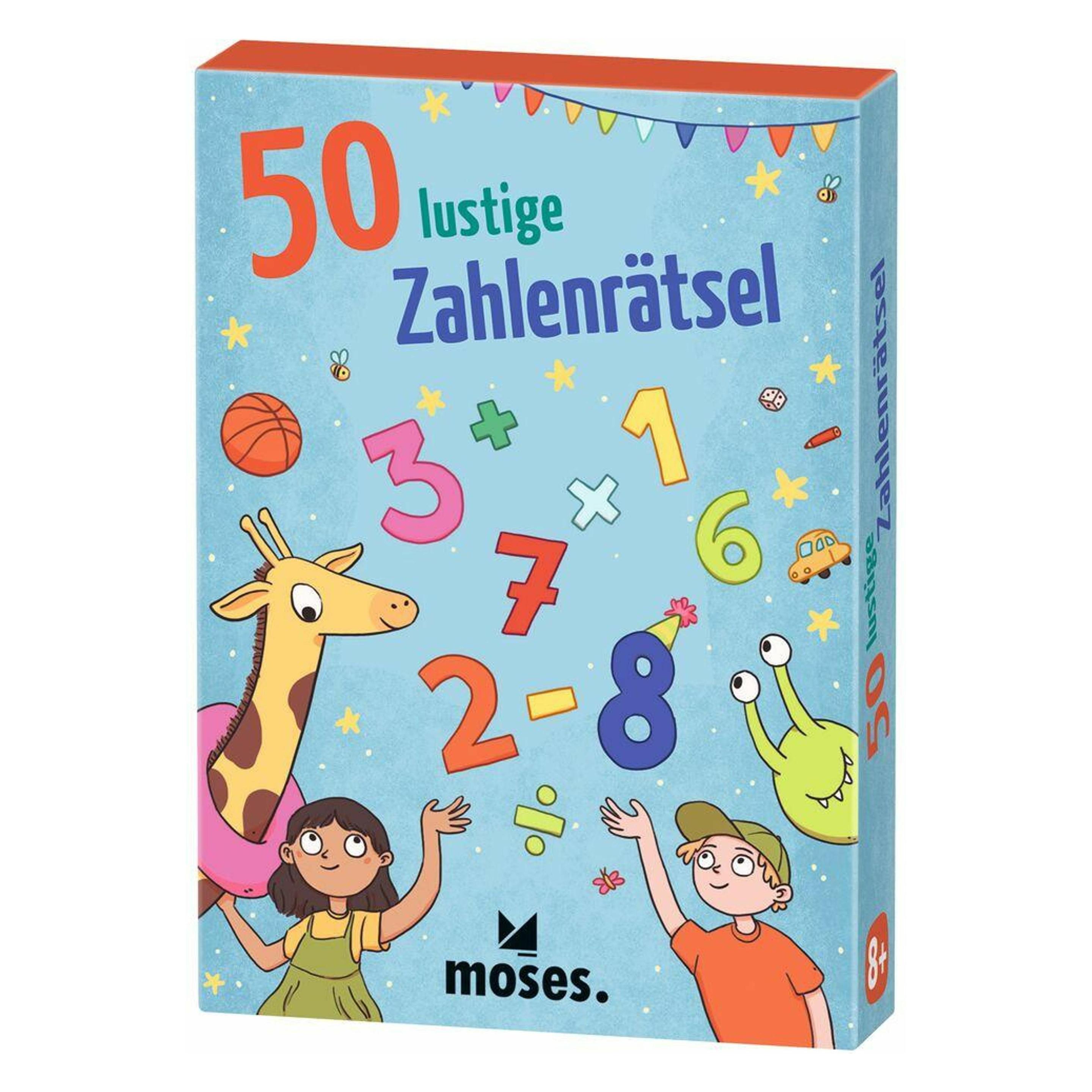 Moses 50 lustige Zahlenrätsel (Deutsch, 1 - 5 Spieler) (382411)