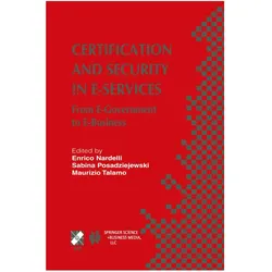Certification and Security in E-Services, Fachbücher