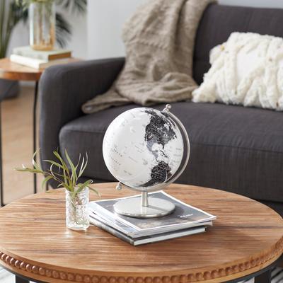 ARCILLA ELEMENTAL White Aluminum Metal Globe