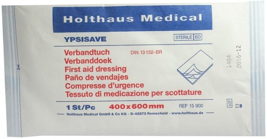 Verbandtuch Ypsisave 40x60 cm klein steril 1stk