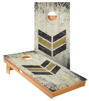 Skip's Garage Vintage Military Cornhole Boards