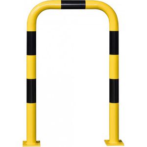 Moravia Rammschutzbügel aus verzinktem Stahl, Außenbereich, zum Aufdübeln, HxB 1200 x 750mm