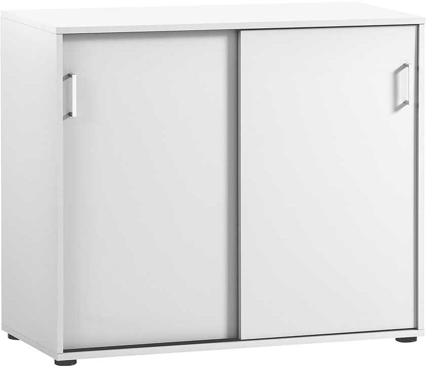 Pharao24.de Büroschrank Officeschrank mit Schiebetüren melaminbeschichtet