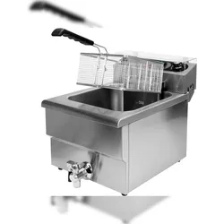 Yato Elektrische Fritteuse 12 l mit Ablasshahn, 5,0 kW