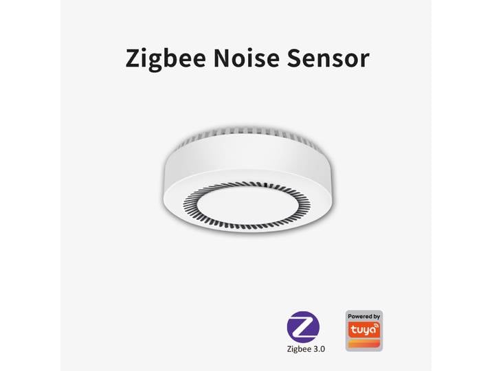 Capteur de bruit intelligent LINCUKOO Tuya Zigbee3.0 130 dB, alarme sonore intelligente, pile CR123A, 1 an d'autonomie, pour hôpital, bibliothèque, hôtel, Smart Life