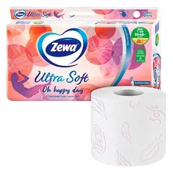 Zewa Toilettenpapier Ultra Soft »Duftedition« 4-lagig 8 Rollen weiß