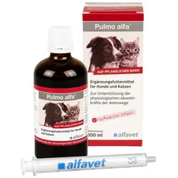 PULMO ALFA Ergänzungsfutterm.flüss.f.Hunde/Katzen 100 ml
