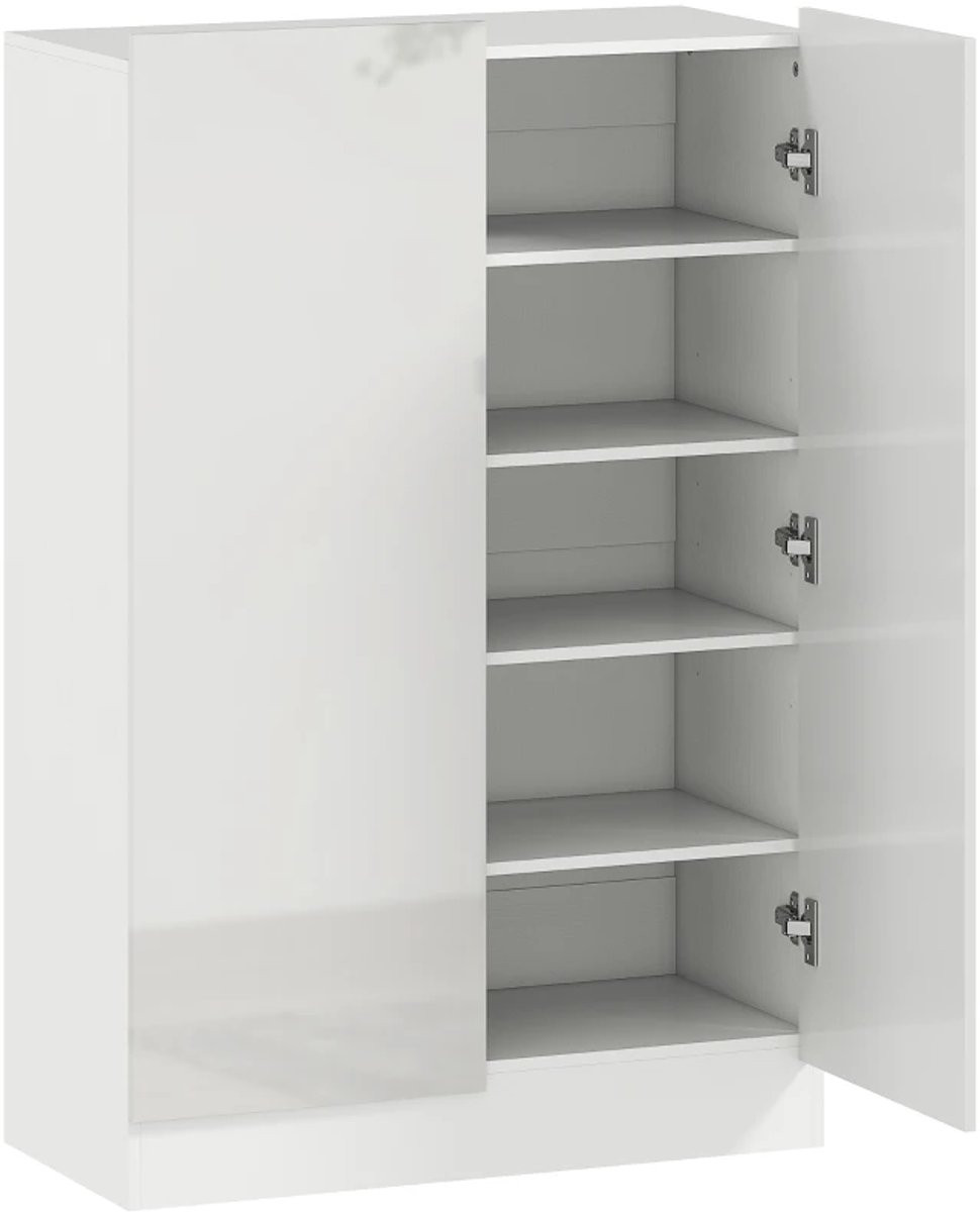 Zylaro Wandgemonteerde Schoenenkast met Hout-effect voor Hal en Slaapkamer
