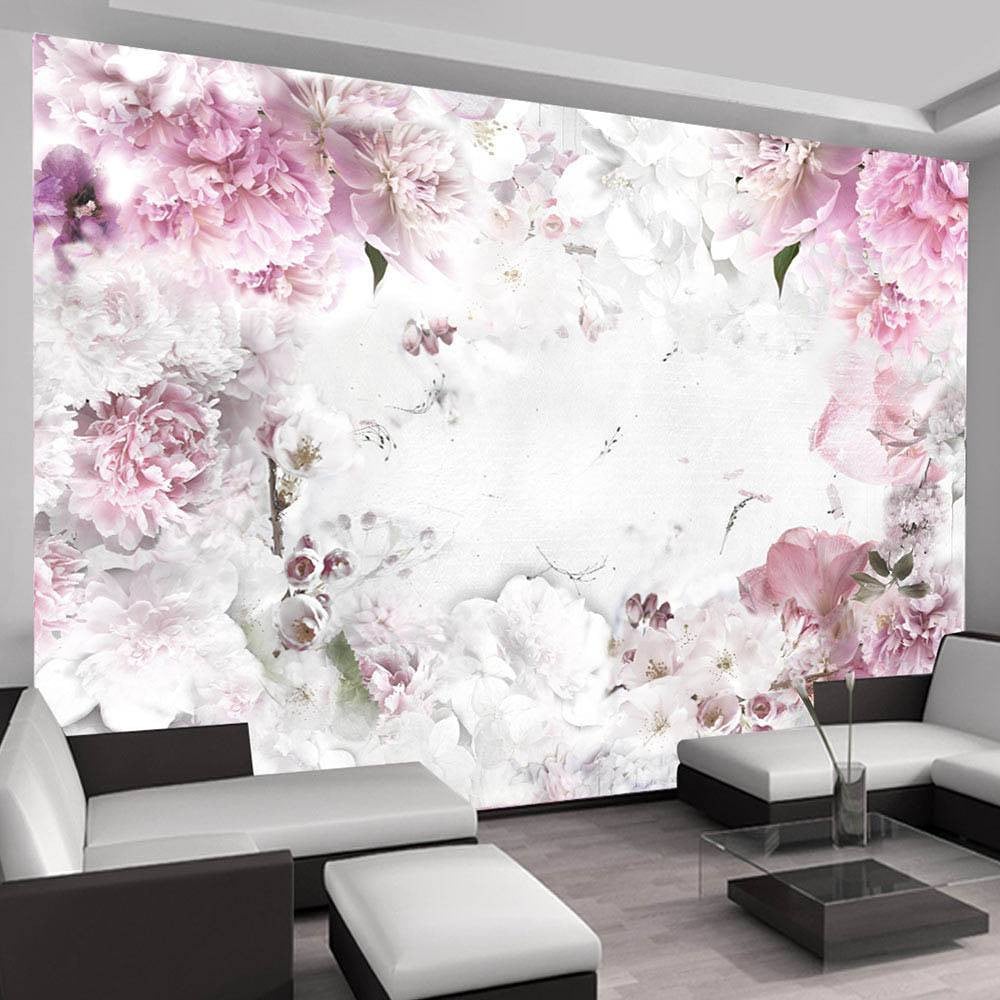 home24 Fotobehang Dancing Peonies Roze B: 400 cm, H: 280 cm