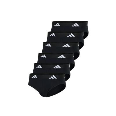 Slip ADIDAS ORIGINALS "Slip 6er Pack", Herren, Gr. L, schwarz, Obermaterial: 95% Baumwolle CO. 5% Elasthan EL., Unterhosen Slip