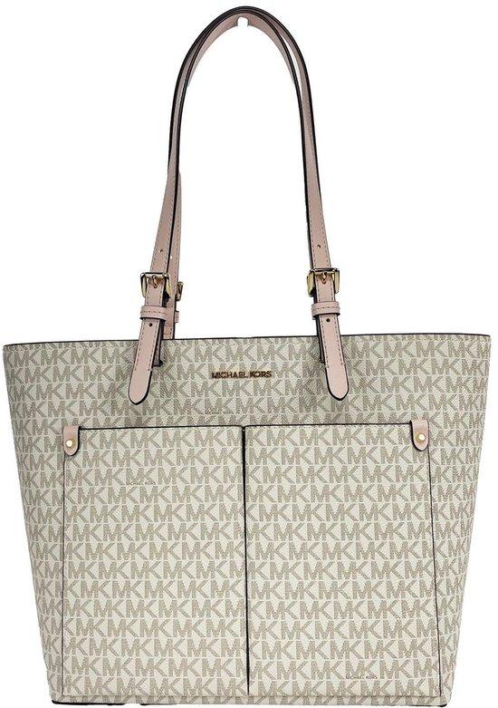 Reisetasche aus Blush-Poeder mit doppeltem Taschenfach