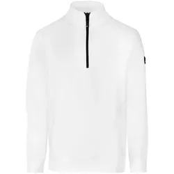 Zip-Sweatshirt "KALLE" - XS - Weiß
