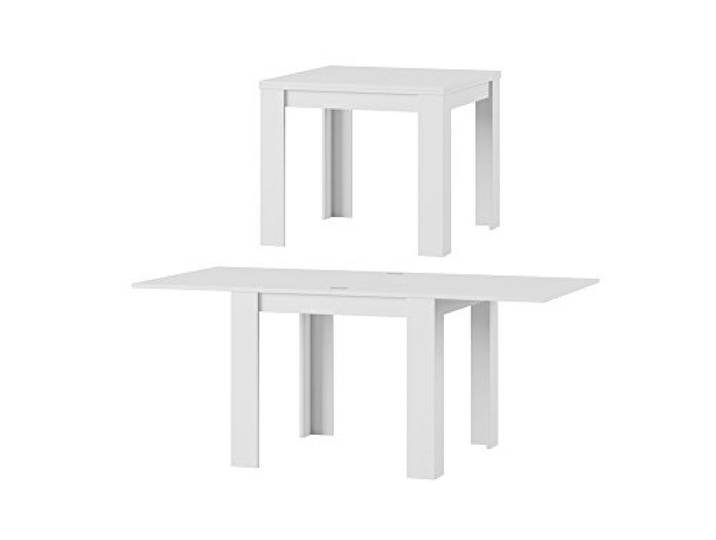 MPS praktisch Tisch Saturn 90-180x77x90 cm Küchentisch Esszimmertisch Esstisch Wohnzimmer Quadrat 90x90 4 Tischfüße Ausziehtisch ausziehbarer Tisch modern