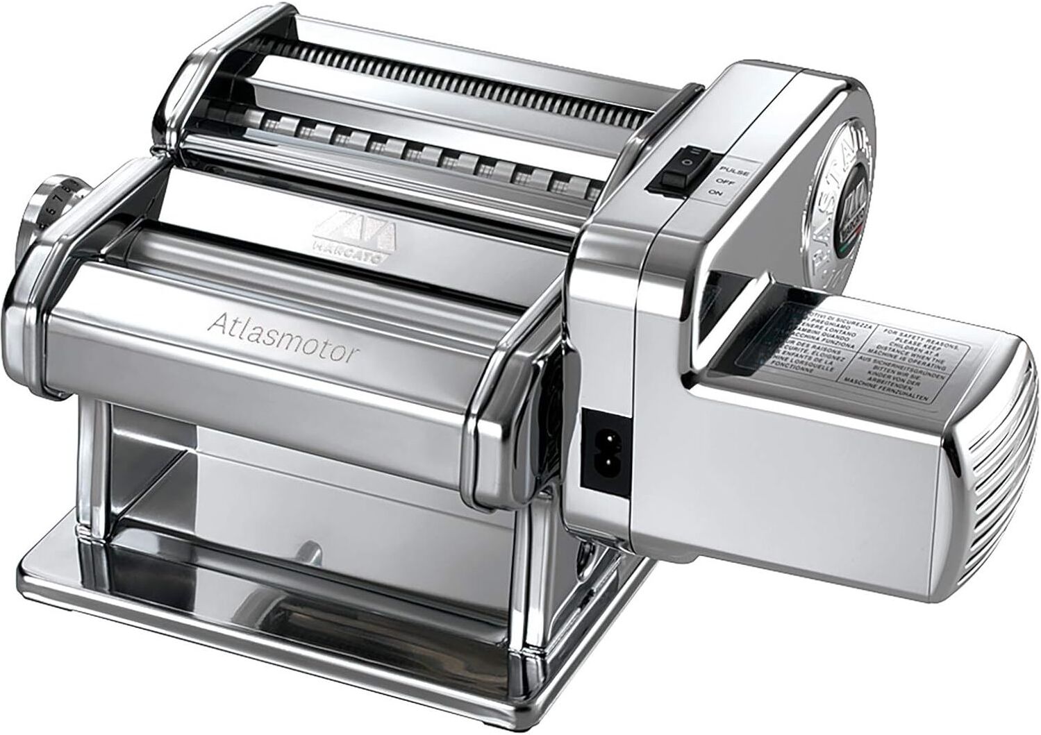 Macchina pasta Marcato AT MOT 220V PRM CLASSIC AtlasMotor Silver
