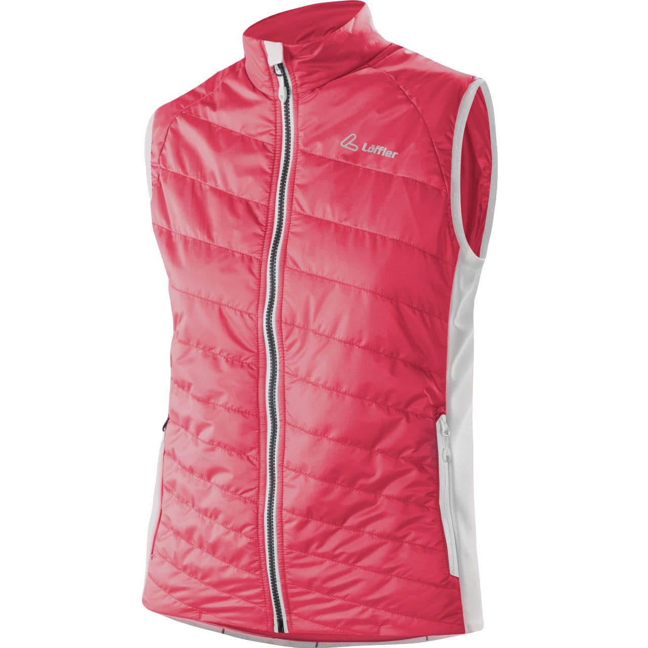 Löffler Damen Langlaufweste PRIMALOFT 60 rouge red - 38