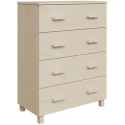 vidaXL Sideboard HAMAR Honigbraun 79x40x103,5 cm Massivholz Kiefer