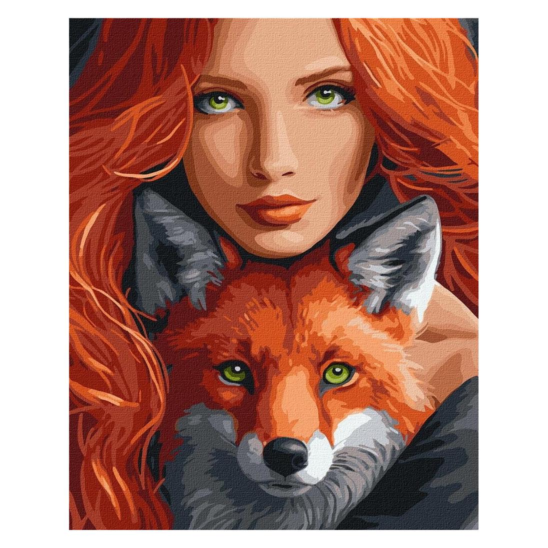Ideyka Malen nach Zahlen - Feuerfuchs (56585513)