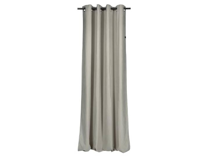 Schöner Wohnen Ösenvorhang Peachy Farbe grau Größe 130x250 Blickdicht Vorhang