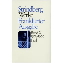 Strindberg,A.:Werke,Frank.A.10, Belletristik von August Strindberg