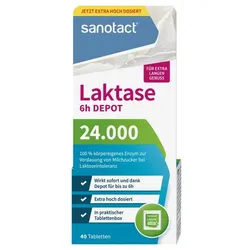 SANOTACT Laktase 24.000 Tabletten 40 St