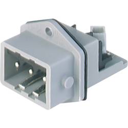 Hirschmann 932 145-106-200 Netz-Steckverbinder STASEI Stecker, Einbau vertikal Gesamtpolzahl: 3 + PE 16 A Grau 200 St.