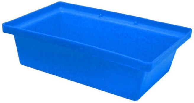 PE Bac de rétention avec grille pour petits récipients 59,5x39,5x17 cm, 22 litres ; emtez (ST20B)