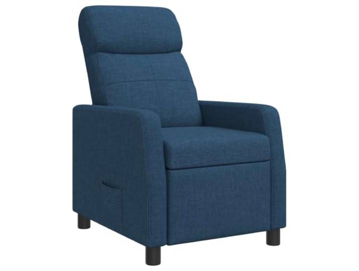 Makastle Liegesessel Blau Stoff