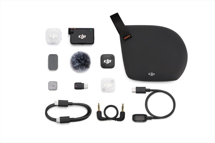 DJI Mini Microfono Senza Fili Mic Mini 2 (1 Tx + 1 Rx)-trasparente