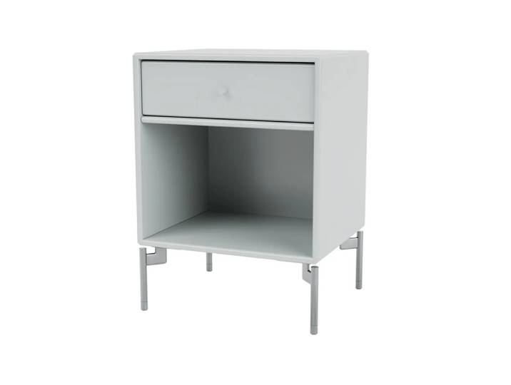 Montana Dream Nachttisch Oyster 156, Chrombeine