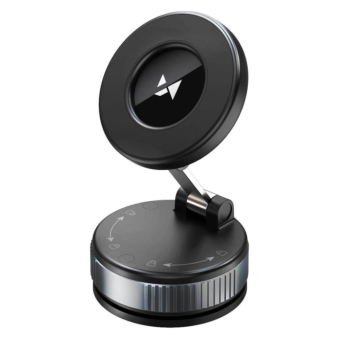 Wozinsky WUSM-01 Magnetische Autohalterung für Armaturenbrett/Windschutzscheibe - Schwarz (5907769384028)