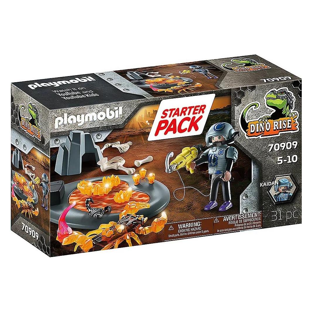 Playmobil Starter Pack Kampf gegen den Feuerskorpion (70909, Playmobil Dino Rise) (70909)