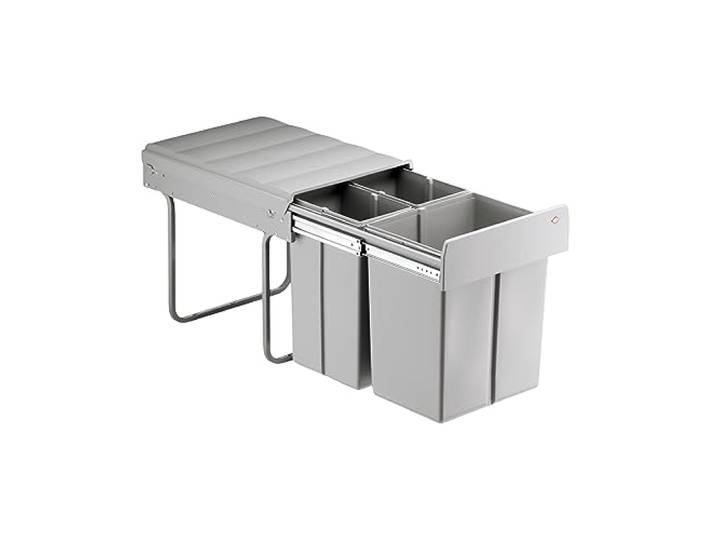 Naber Bio Trio Maxi 40 DT. Abfallsammler, alugrau.