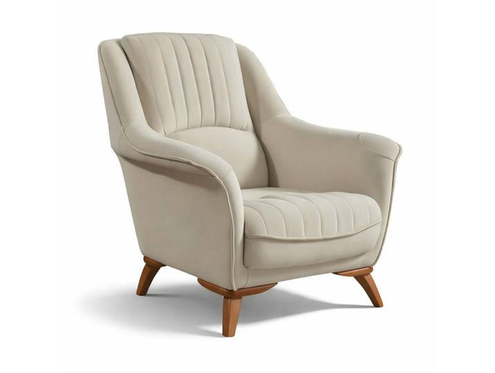 JVmoebel Sessel Luxus Relaxsessel Weiß klassisches Design, weich gepolstert Sofort, Made in Europa