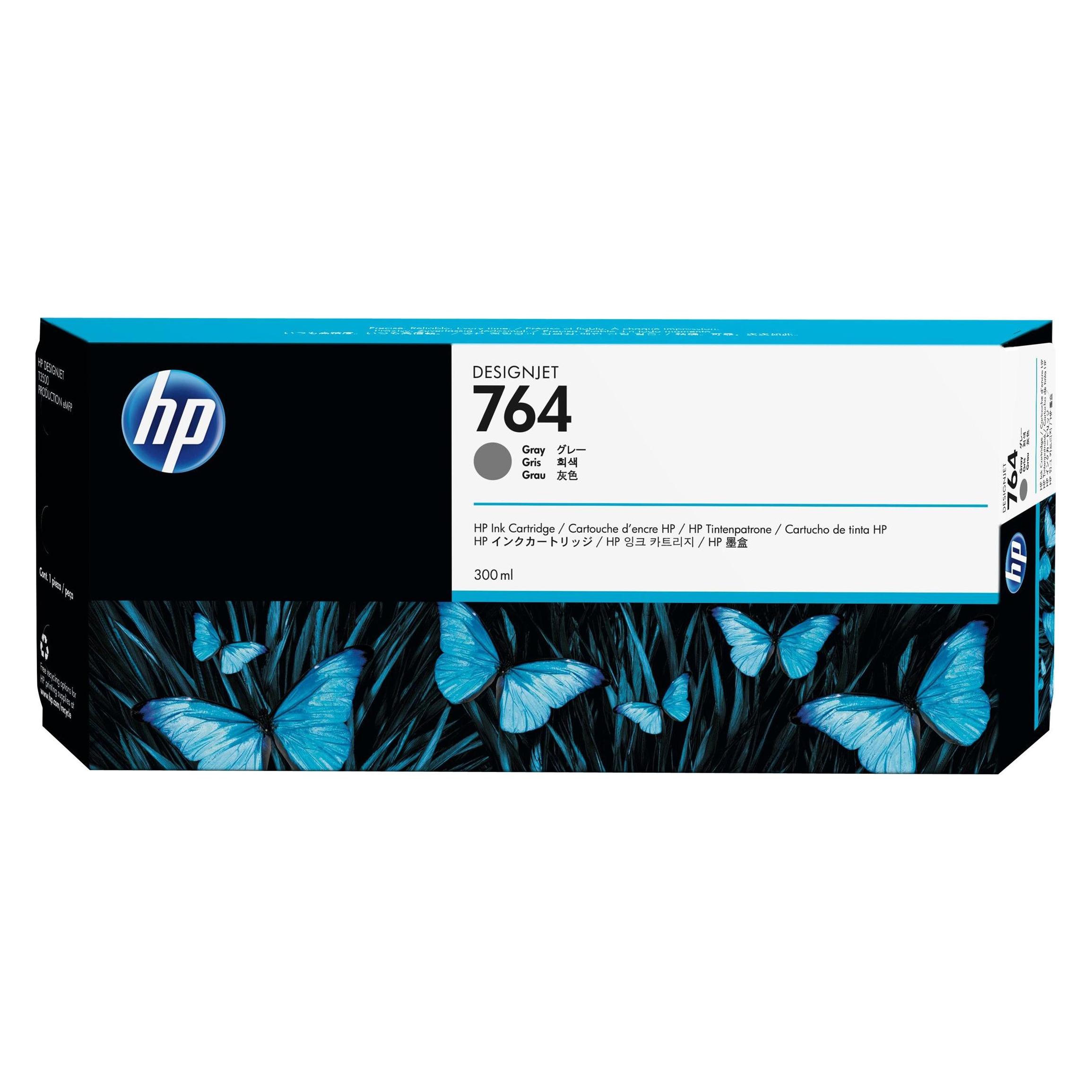 HP INK CARTRIDGE NO 764 300-ML (GY) (C1Q18A)