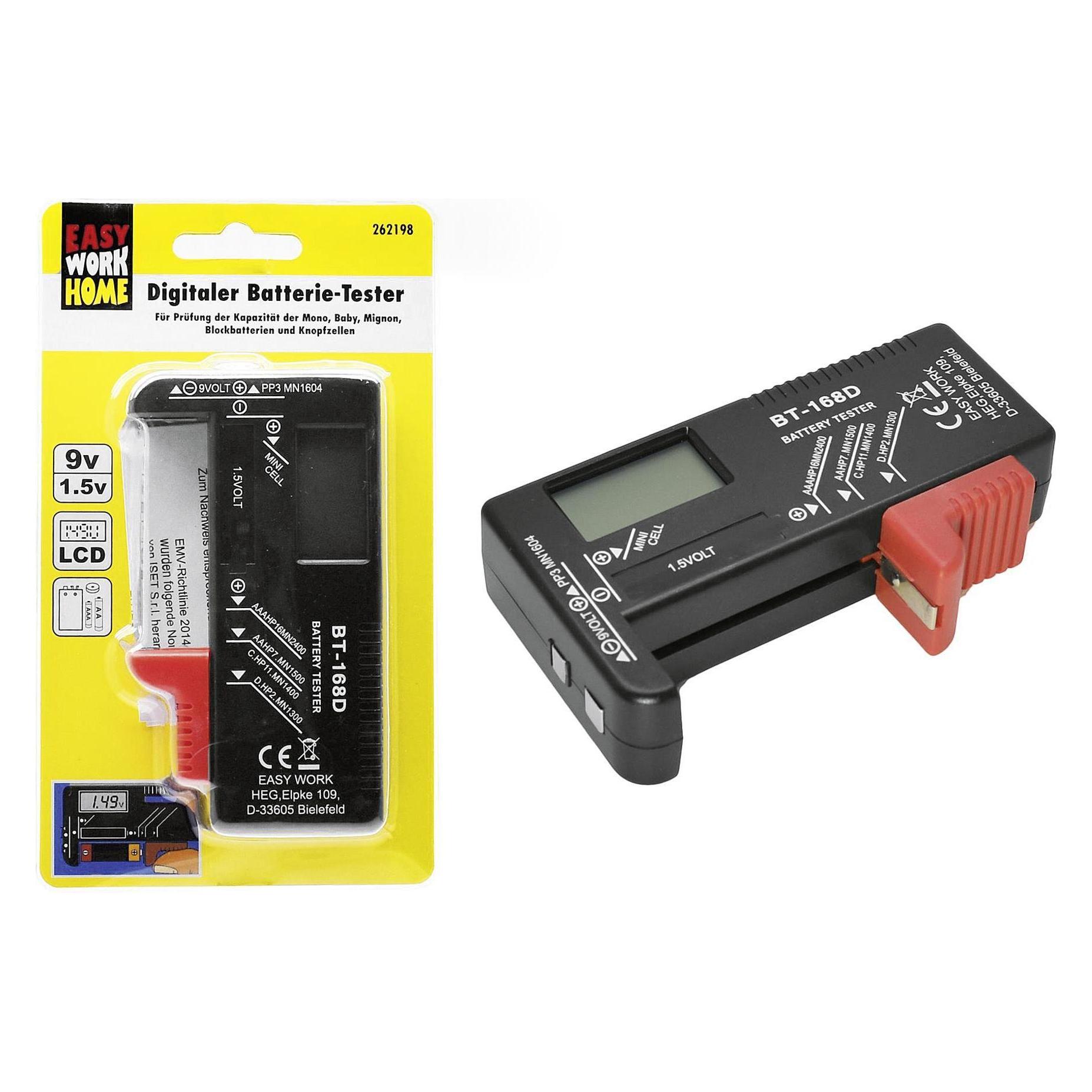 Easy Work Batterietester (EASY WORK) Mindestbestellmenge: 6 Stück