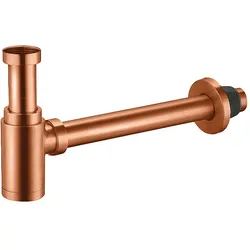 Aloni Messing/Edelstahl Kupfer gebürstet Siphon 1 1/4"