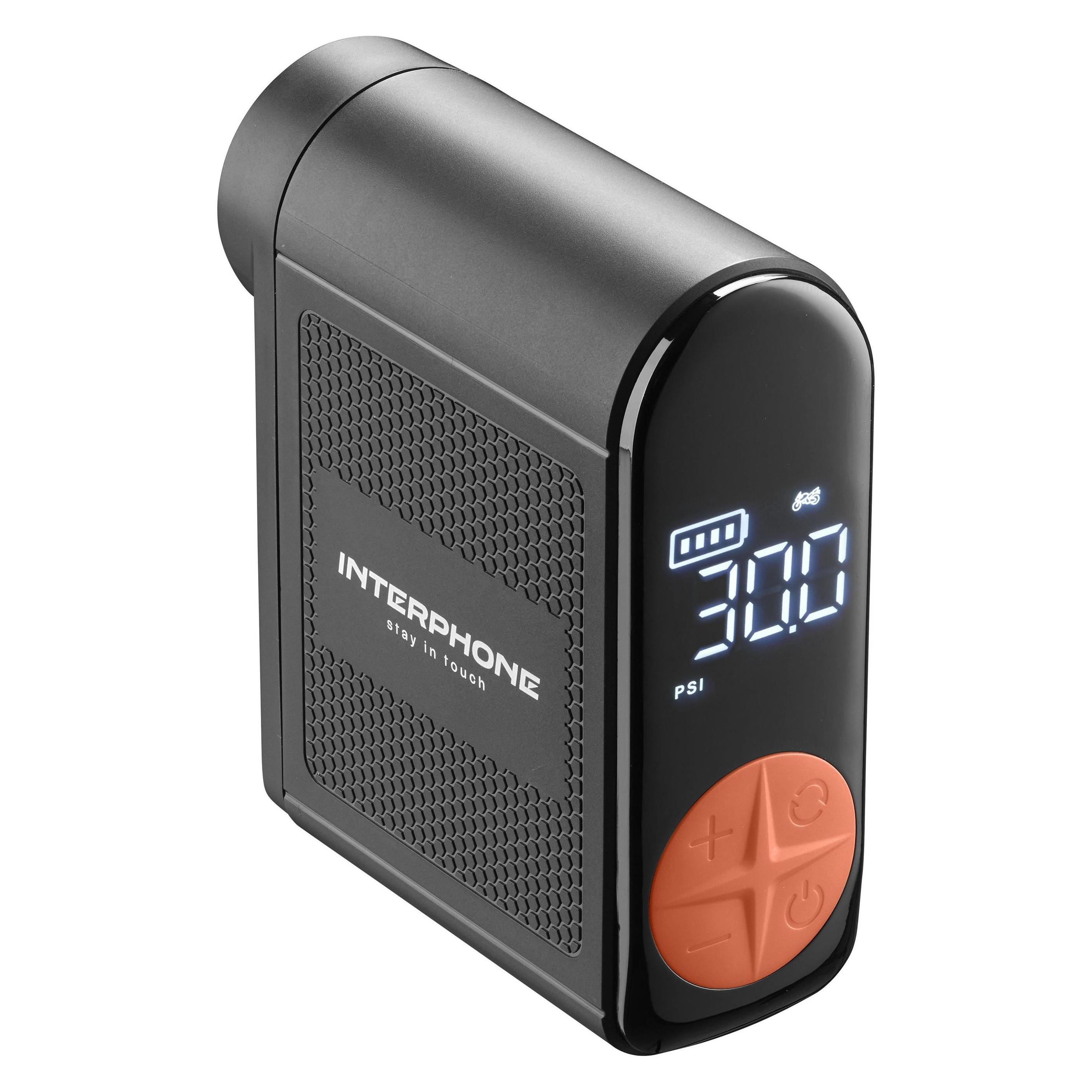 Interphone Compresseur d?Air Portable 3000 mAh (INTERPHOAIRPUMP3K)